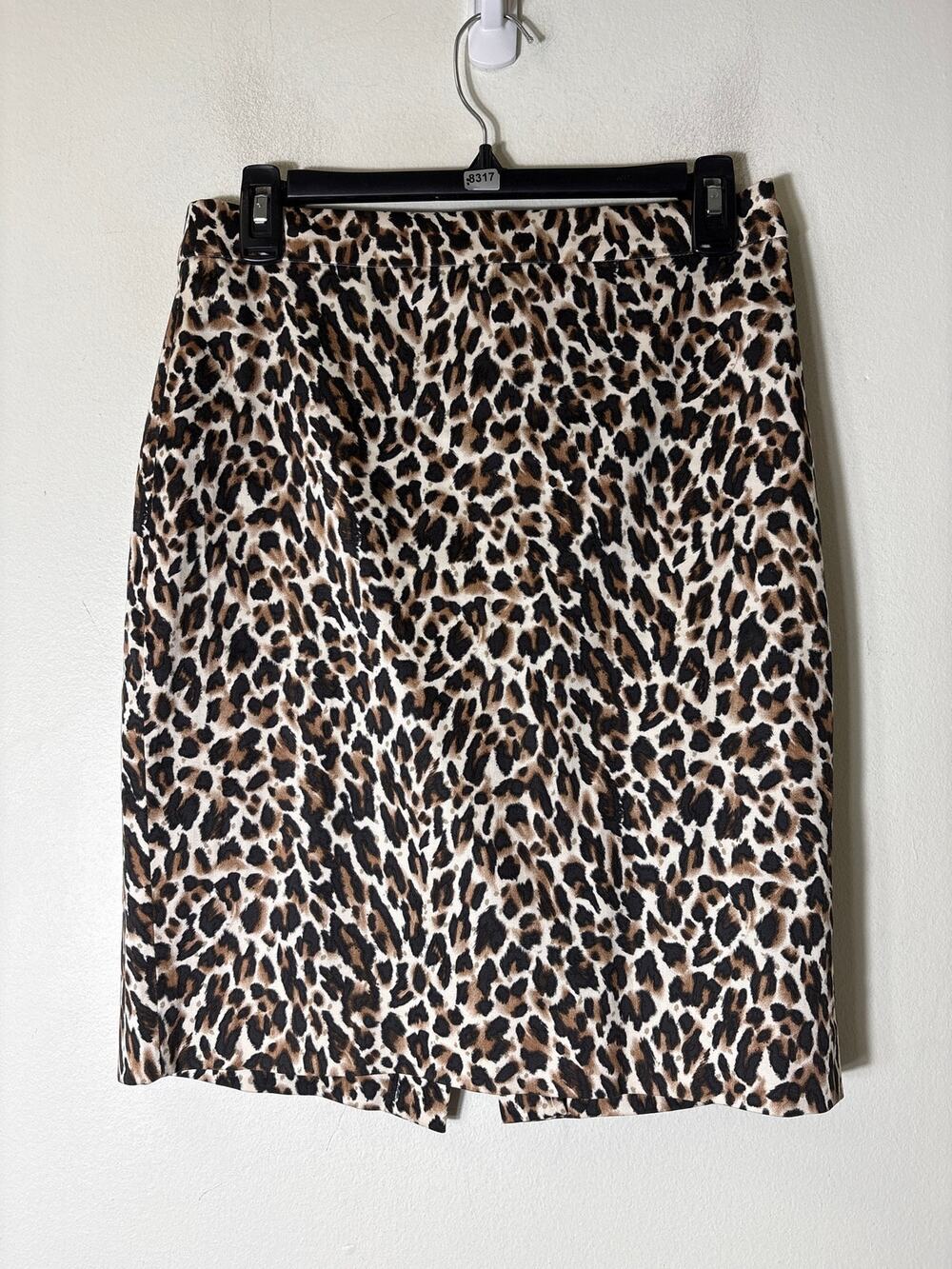 J. Crew Cheetah The Pencil Skirt Sz 2